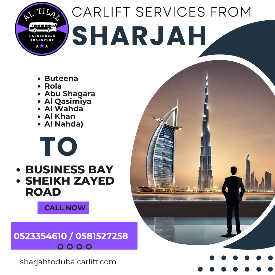 Carlift from Sharjah to Sheikh zayed road